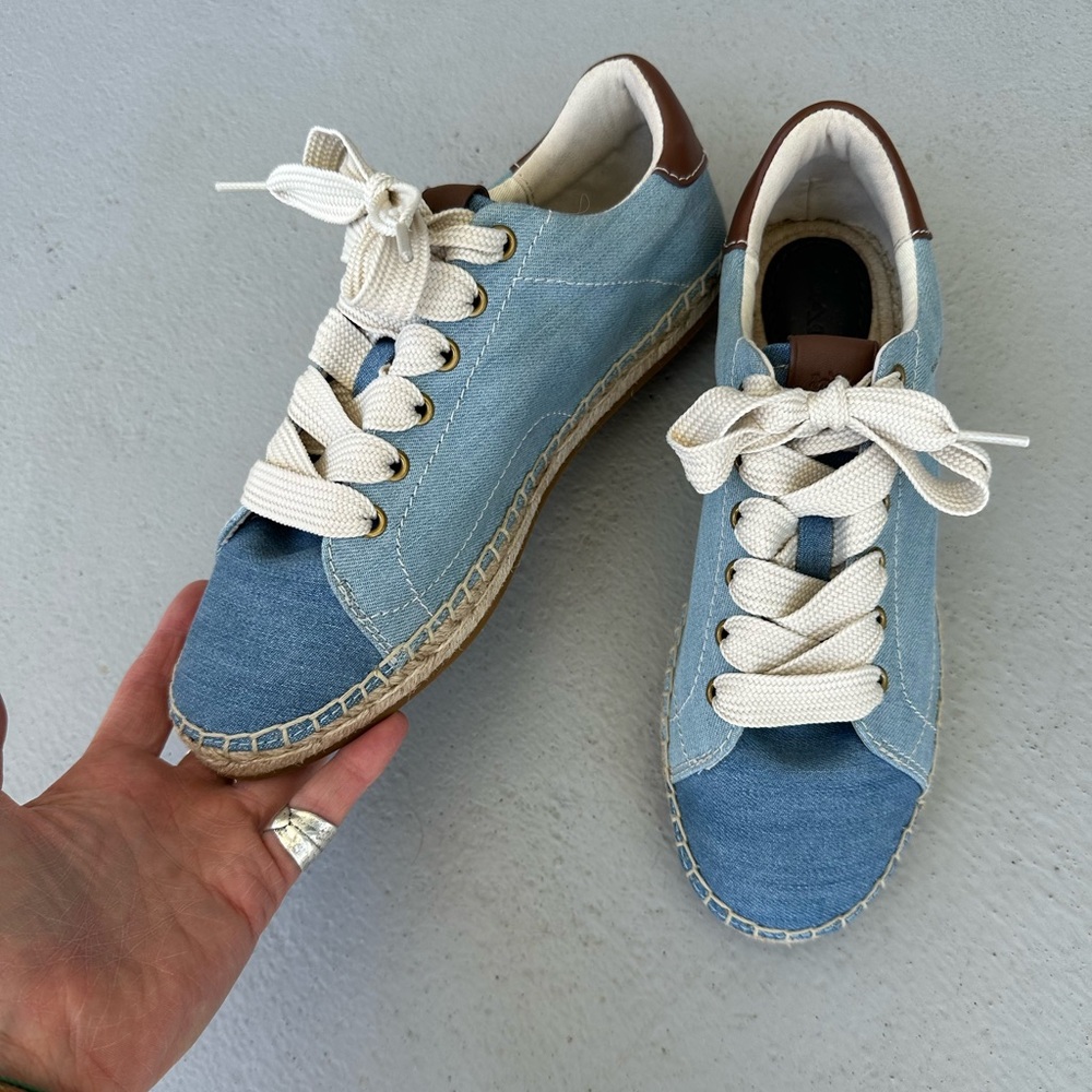 Coach Blue and White Women's Sneakers